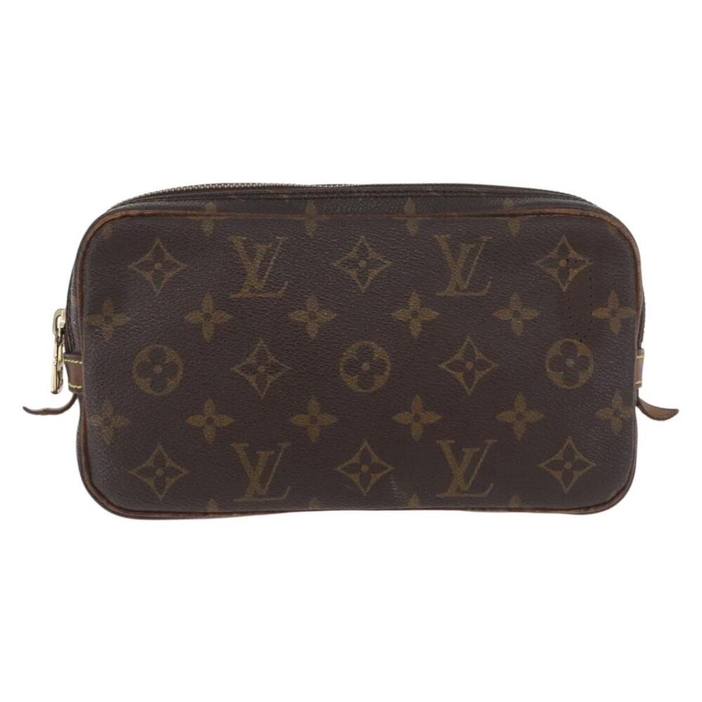 Louis Vuitton Monogram Marly Bandouliere Shoulder Bag Brown